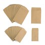 Pochette Sac Sachet en Kraft Papier Vintage pour Semences 200pcs Mini Cadeaux Enveloppes pour Bonbons Graines Bijoux en Mariage