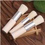 XNJIHWA 3 Pièces Pinceau Pochoir Rond Brosse à Pochoir en Bois 3 Tailles pour Peinture Acrylique Peinture à l'huile Aquarelle Fa