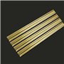 XNJIHWA 20 Pièces Baguettes Soudage Laiton Ronde Tige de soudage 1.6mm * 240mm Electrode Soudure Barre pour Soudure et Brasage d