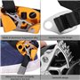 Qiilu Foot Ascender L,Ascend Debout,Droite/Gauche Ascendante Debout Escalade Equient d'aini Pied'escalade pour Les EE ION d'esca