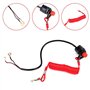 Interrupteur d'Arrêt et de Sécurité,Interrupteur d'Arrêt d'urgence du Moteur Interrupteur de Guidon pour Moto 12V+Interrupteur d