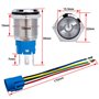 12V / 24V 5A Interrupteur à Bouton-Poussoir en Acier Inoxydable