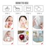 Retoteng Serviettes compressées Lingettes humides Papier Serviette pour le visage Mouchoirs pour pcs Soins du visage Maquillage 