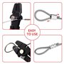 Pince à Sertir de Pêche 0.1mm-2.2mm Avec 100 Manchons à Anneau Double Canon en Aluminium - Kit Swager Pour Fil de Pêche
