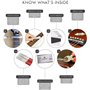 45 pcs Kit d'outils de nettoyage pour guitare, Bprtcra Kit d'outils de réparation de guitare - Pour instrument à cordes - Cadeau