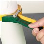 letuxaamz Clé à sangle pour filtre à huile - 8 pouces - Multifonctions - Clé à sangle en caoutchouc - Clé à cliquet pour décapsu
