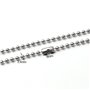 BetterJonny 6M Chaîne à Billes, Chaîne en Acier Inoxydable de 2,4 mm avec 20 Connecteurs Correspondants Chaîne Boule Chaîne à Ro