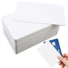 Lot de 40 cartes NFC vierges NTAG215 - Cartes de visite NFC réinscriptibles - Puce NFC blanche - 215 cartes - 504 octets de mémo