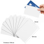 Lot de 40 cartes NFC vierges NTAG215 - Cartes de visite NFC réinscriptibles - Puce NFC blanche - 215 cartes - 504 octets de mémo