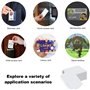 Lot de 40 cartes NFC vierges NTAG215 - Cartes de visite NFC réinscriptibles - Puce NFC blanche - 215 cartes - 504 octets de mémo