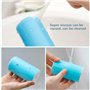 Lot de 4 Rouleaux Anti-Peluches Collant Brosse adhésive Lavable et réutilisable, Rouleaux Anti Poli enlève Les Poils d'animaux M