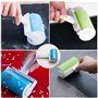 Lot de 4 Rouleaux Anti-Peluches Collant Brosse adhésive Lavable et réutilisable, Rouleaux Anti Poli enlève Les Poils d'animaux M