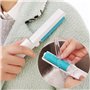 Lot de 4 Rouleaux Anti-Peluches Collant Brosse adhésive Lavable et réutilisable, Rouleaux Anti Poli enlève Les Poils d'animaux M