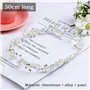 WOWOSS Bandeaux de Mariage Accessoires Cristaux et Strass pour Mariée Accessoires de Cheveux, Bijoux Mode Arceau et Accessoires 
