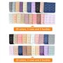 TIMESETL 40 Piezas Extensores de Sujetador Tirantes y Alargador del Sujetador Muticolor Antideslizantes Accesorios para Sujetado