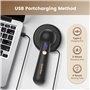 Rasoir Anti Bouloche, Rasoir Bouloche USB Rechargeable, Rasoir Textile Anti-Bouloches électrique avec 3 Lames Rechange et Brosse