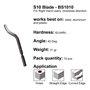 A+Selected Ensemble d'outils d'ébavurage manuel – Poignée NG1000, poignée en acier RB1000, fraise conique BC1651 et 10 lames BS1