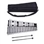 Glockenspiel Xylophone Taruor Xylophone pliable Cadre en bois Barres en aluminium Instrument de musique Cadeau avec sac de trans