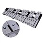 Glockenspiel Xylophone Taruor Xylophone pliable Cadre en bois Barres en aluminium Instrument de musique Cadeau avec sac de trans