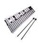 Glockenspiel Xylophone Taruor Xylophone pliable Cadre en bois Barres en aluminium Instrument de musique Cadeau avec sac de trans