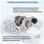 Dixhills Turbocompresseur, remplacement du turbocompresseur d'échappement pour C4 C5 DS3 DS4 DS5 207 CC 208 I, 3008 I, 508 I, 30