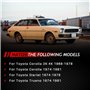 Merautop SJ Carburateur de rechange pour T-0yota COROLLA 3K 4K (1968-1978) ; pour T-0yota TRUENO 1974-1981 ; pour T-0yota-COROLL