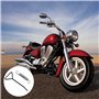 GZLCEU Lot de 10 ressorts d'échappement de moto en acier inoxydable 58 mm avec crochet à ressort pour silencieux de tuyau de rac