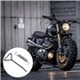 GZLCEU Lot de 10 ressorts d'échappement de moto en acier inoxydable 58 mm avec crochet à ressort pour silencieux de tuyau de rac
