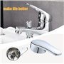GZLCEU 2 Pcs Poignée de Robinet, Alliage levier de Poignée de Robinet 124×48mm Remplacement de levier de Poignée de Robinet pour