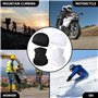 Casquettes Intérieures De Casque De Vélo 2 Pièces, Masques De Cyclisme 2 Pièces, Bandana Noir, Bandana Cycliste, Couvre-Chef D'É