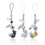 YSJCHEBS Pack De 3 Chaînes De Téléphone Portable Koi Star