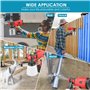 Aofesel Pistolet a Peinture Electrique sans Fil avec 2 Piles 21V 2600mAh,2 réservoir de 800 ML, 5 Buses,3 Modes de pulvérisation