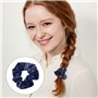 Lot De 8 Élastiques À Cheveux À Motif Rétro, Élastiques Doux, Élastiques À Cheveux De Tempérament Simple, Accessoires Pour Cheve