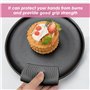 2 Gants De Cuisine Et 2 Isolateurs De Poignée De Casserole, Gants De Cuisine, Gants Antidérapants, Gants En Coton Résistant À La