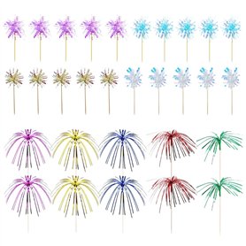 30 Pièces Décorations De Pompons De Cocktail