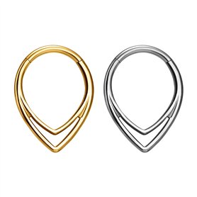 TYFGRT Pack De 2 Anneaux De Nez