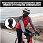 1 Capuche Résistante Au Froid Et 1 Paire De Gants Noirs, Capuche Chaude En Automne Et En Hiver, Équipement Extérieur Résistant A