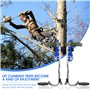 Helangel Crampons d'escalade avec ceinture de sécurité, outils de mise à niveau en cinq points, kit d'escalade, protection contr