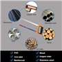 JatilEr 30 lames de rechange de scie à métaux, lames de scie à métaux JatilEr avec 14 dents, 18 dents et 24 dents par pouce
