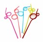 XLKJ Lot de 10 Pailles Spirales