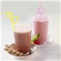 XLKJ Lot de 10 Pailles Spirales, Pailles à Boire Réutilisables pour Le Lait, jus, Cocktails