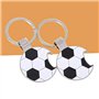 XLKJ Lot de 10 Ouvre Bière Porte Clé, Ouvreur de Bouteille de Bière Porte Clés Tire-Bouchon Créatif Décapsuleur de Football Prat