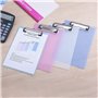 XLKJ 4 Pièces Porte Bloc A5, Planchettes à Pince et Porte-formulaires Porte Document Bloc avec Pince en Plastique pour Papier d'