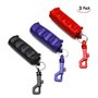 XLKJ 3 Pièces Extracteur de Flèche en Silicone Pinces de Flèche avec Porte-clés Outils pour Arcs de Tir à l'arc