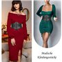 AISOO Corset élastique large pour femme et fille Ceinture pour Femme à Lacets Attachée Vintage en Cuir PU Corset Cadeaux pour Ce