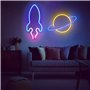 Batterie Lampe Neon Light Lumière Led Veilleuse