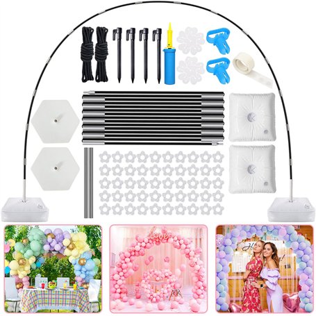 Frasheng Kit d'arche de ballons réutilisable