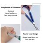 3 Pièces Ciseaux à Boucle Ciseaux à Ouverture Automatique pour Petites Mains et Besoins Spéciaux pour Adulte et Enfants, 3 Coule