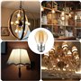 MZYOYO Ampoule 4W LED Filament E27 G45,Ampoule Edison Vintage,Rétro Antique Lampe,2700K Blanc Chaud 300 Lm,Equivalent à Ampoule 