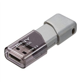 PNY Turbo Attache 3 Clé USB 3.2 Argenté 100 Mo/s 512 Go